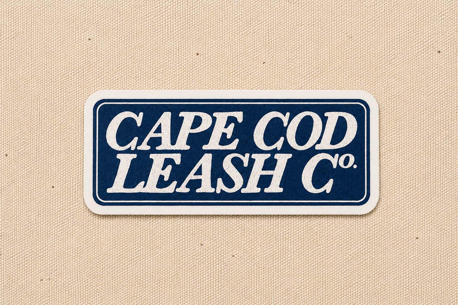 Cape Cod Leash Co. Logo Sticker